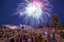 City fireworks